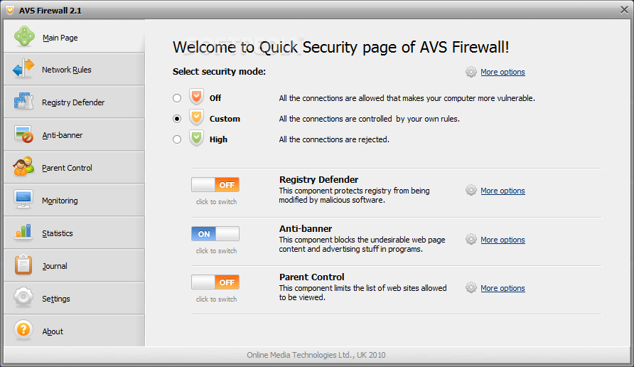 Download AVS Firewall 2.1.2.241