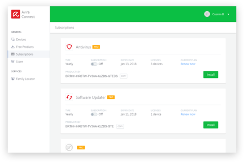 My Avira Account – The Online Device Management Dashboard | Avira